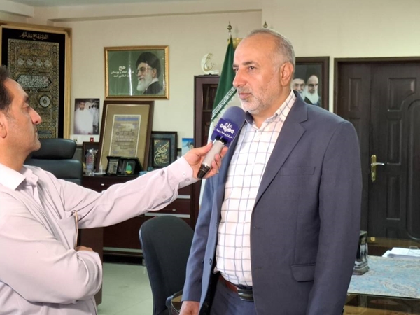 مصاحبه روزانه مدیر حج وزیارت با واحد خبر صدا سیمای مرکز مازندران 