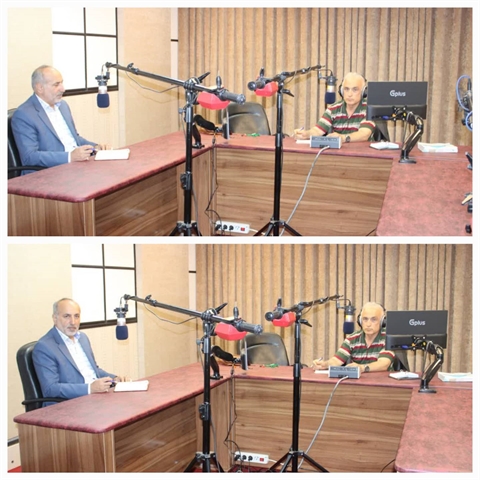 حضور مدیر حج وزیارت در برنامه رادیویی ارتباط مستقیم با مسئولین صدا و سیمای مازندران 