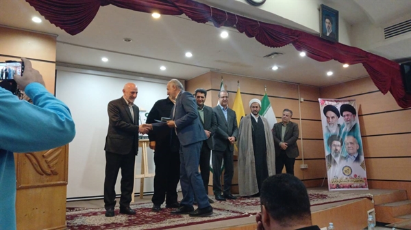 تقدیر مدیر حج وزیارت بعنوان مسئول کمیته ثبت نام اربعین حسینی از سوی ستاد اربعین استان 