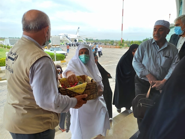 بازگشت اولین گروه از زائران  حج تمتع استان مازندران 