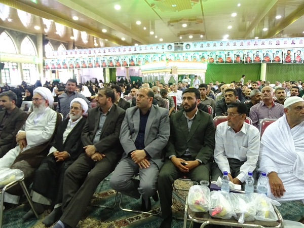 برگزاري مراسم گراميداشت ياد شهداي منا استان مازندران در شهرستان قائمشهر.